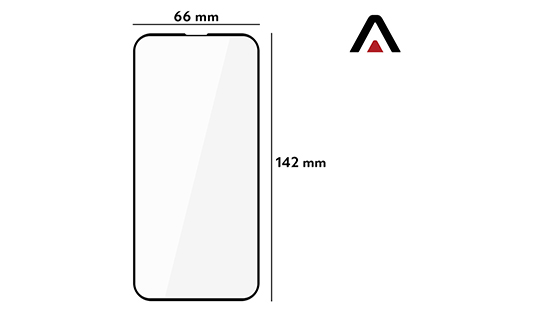Szkło Alogy Full Glue case friendly do Apple iPhone 13/ 13 Pro 6.1 Black