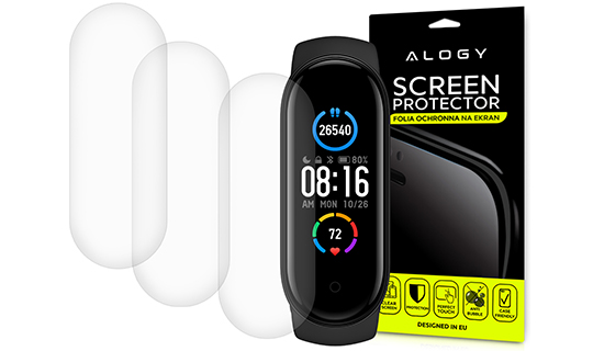 3x Folia hydrożelowa Alogy Hydrogel do Xiaomi Mi Band 5 