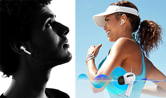 6x Nakładki silikonowe zapamiętujące Alogy S M L do Apple AirPods Pro
