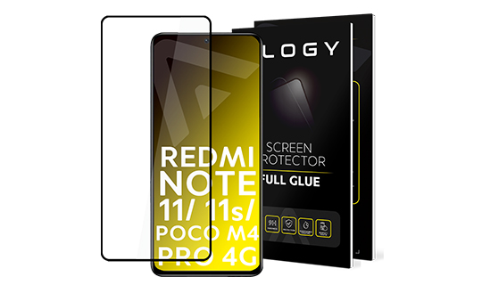 Szkło Alogy Full Glue case friendly do Xiaomi Redmi Note 11