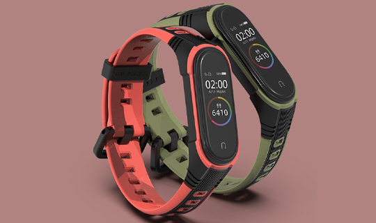 Sportowy pasek opaska Mijobs do Xiaomi Mi Band 5/6