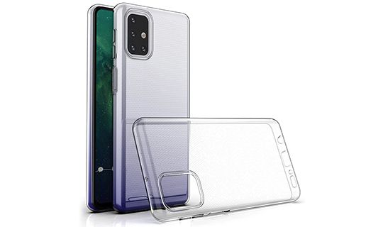 Etui obudowa case do Samsung Galaxy M31s silikonowe przezroczyste