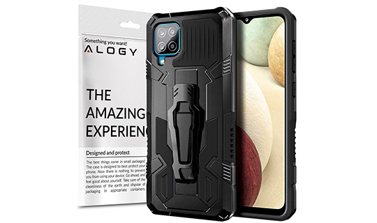 Etui pancerne ochronne Alogy z podstawką do Samsung Galaxy A42 5G
