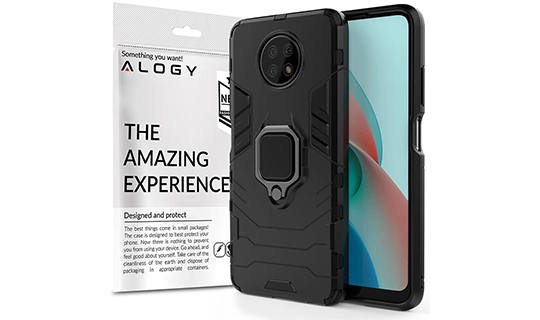 etui alogy ring stand armor case do Xiaomi Redmi Note 9T, Redmi Note 9T 5G