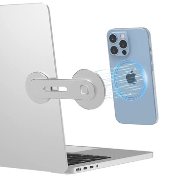 Alogy Magnetyczny uchwyt na telefon do Magsafe do Apple iPhone 12/ 13 Srebrny