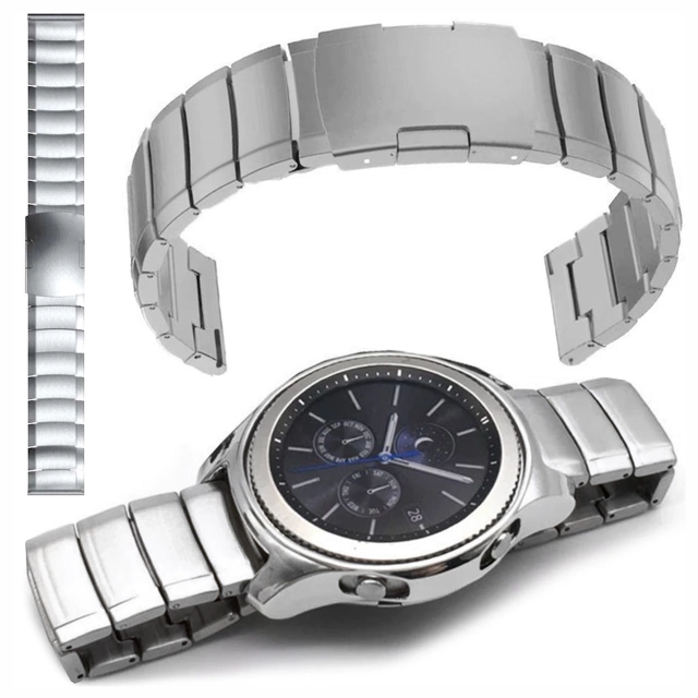 Alogy Bransoleta Steel Simple pasek stal nierdzewna do smartwatcha 20mm Srebrna