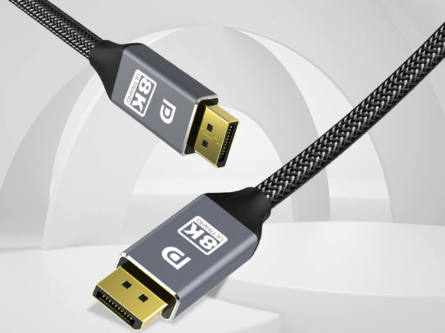 Alogy Kabel ze złączem 2x Display Port DP 1.4 8K 30AWG 1m