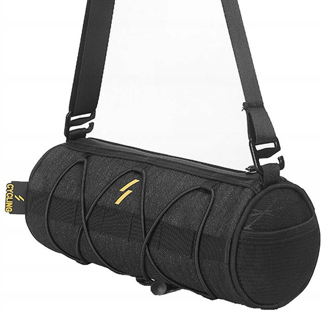 Alogy Sakwa torba rowerowa Bike Bag Wheel Bar Wodoodporna etui na rower 2.5L Czarna