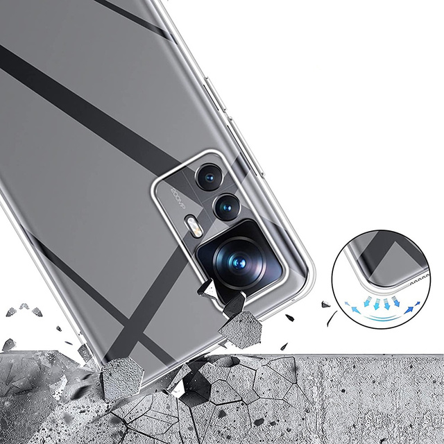 Alogy Etui Silikonowe ochronne TPU obudowa do Xiaomi 12T / 12T Pro Przezroczyste