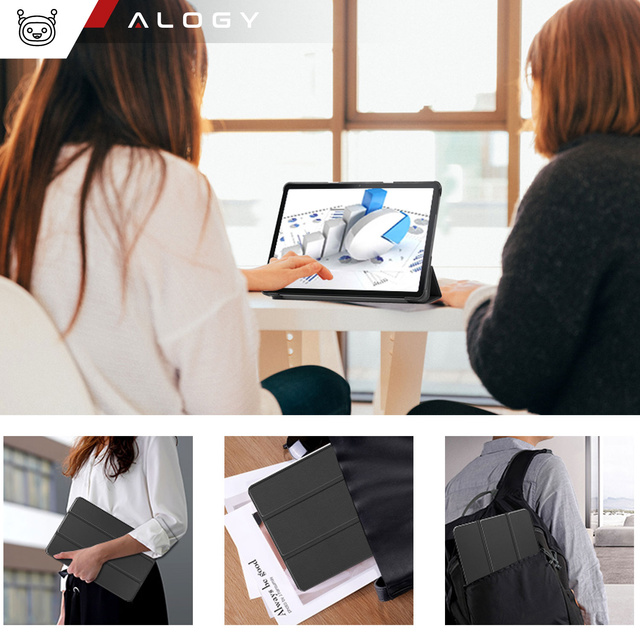 Alogy Etui na tablet do Lenovo Tab M10 3gen 3 gen 10.1” 2022 TB-328FU TB-328XU Book Cover Case Czarne