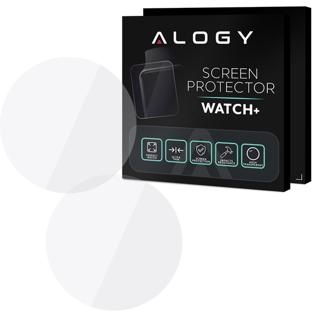 Alogy 2x Szkło Hartowane do smartwatcha do Xiaomi Mi Watch S1 Global