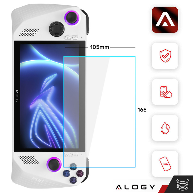 Alogy Screen Protector Pro+ 2-Pack Szkło hartowane 9H do Asus Rog Ally