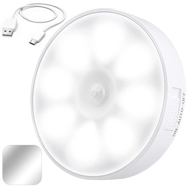 Alogy Lampka LED z czujnikiem ruchu Sensor Light Bezprzewodowa lampa nocna oświetlenie meblowe Światło zimne