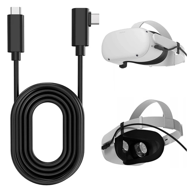 Alogy Kabel do okularów VR przewód USB Type-C 5m do Oculus Quest