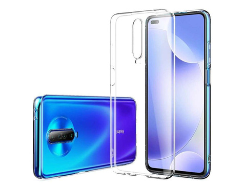Etui na telefon silikonowe do Xiaomi Redmi K30/ Poco X2 silikonowe przezroczyste