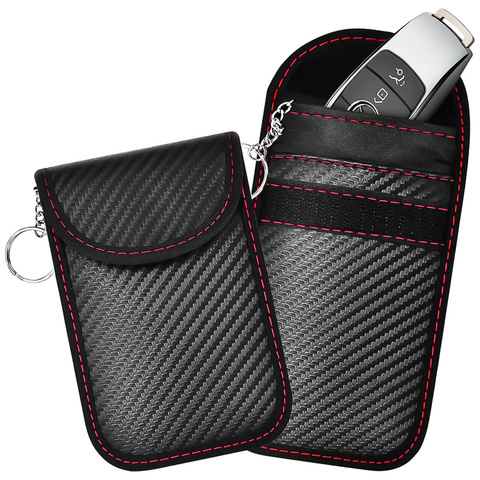 Alogy Antykradzieżowe etui na klucze pokrowiec blokujący sygnał 13x8.2cm