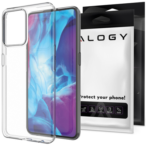Alogy Etui na telefon silikonowe obudowa case do Realme 9 Pro+ Plus przezroczyste