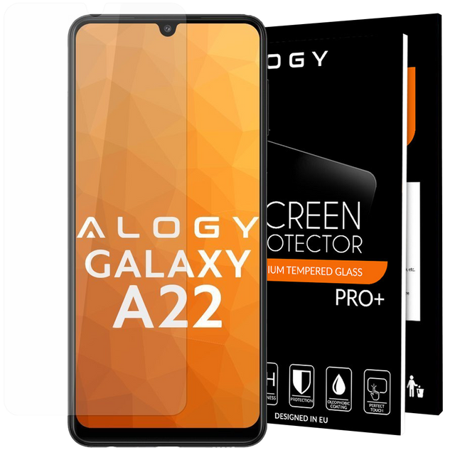Alogy Szkło hartowane do telefonu na ekran do Samsung Galaxy A22 4G
