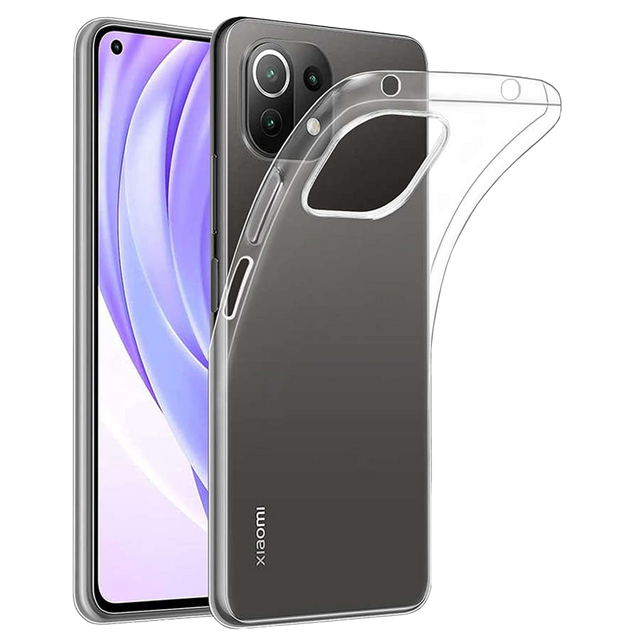 Etui na telefon Alogy silikonowe do Xiaomi Mi 11 Lite silikonowe przezroczyste
