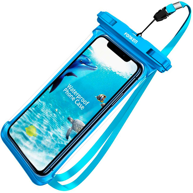 Etui na telefon Fonken wodoodporne wodoszczelne IPX8 6.5" Czarne