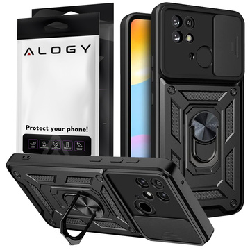 Alogy Camshield Stand Ring Etui na telefon z osłonką na aparat do Xiaomi Redmi 10c