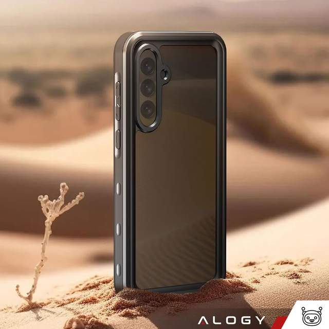 Alogy Etui do Samsung Galaxy A35 5G Pancerne wodoodporne IP68 360 Armor Case wbudowana szybka czarne