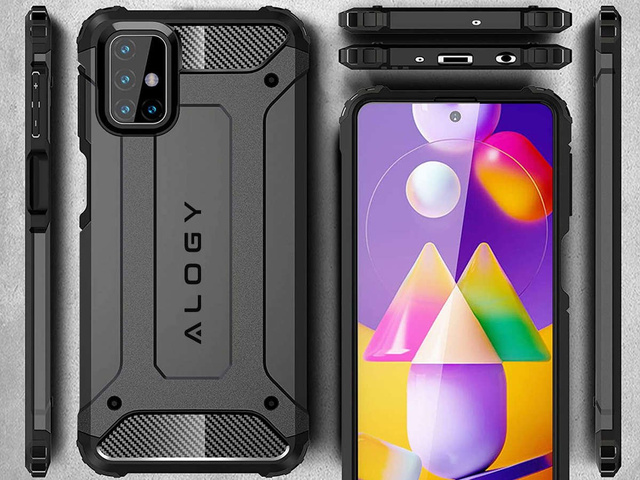Alogy Etui na telefon Hard Armor do Samsung Galaxy M51 szare