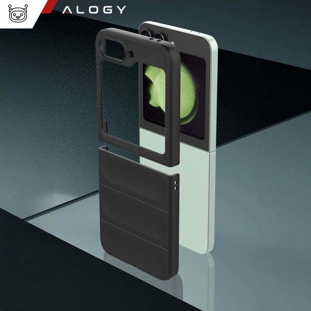 Etui ochronne na telefon Magic Shield obudowa plecki case do Samsung Galaxy Z Flip 6 Czarne