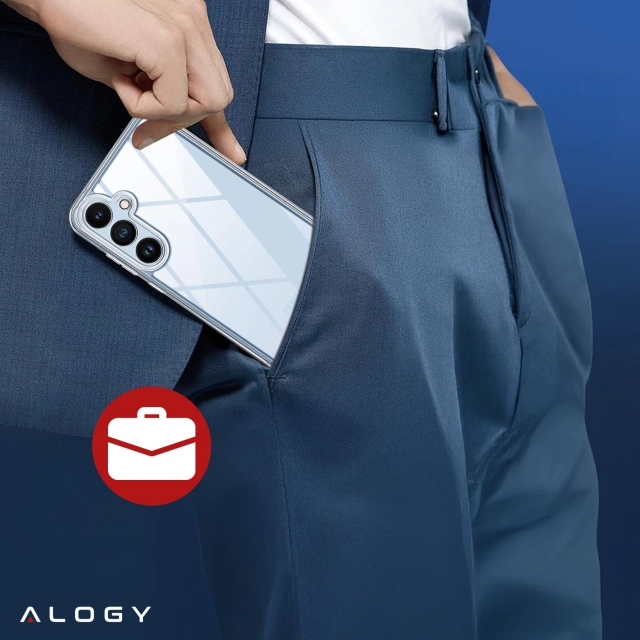 Etui do Samsung Galaxy S24 FE obudowa ochronna na telefon Alogy HybridShield™️ Case Przezroczyste