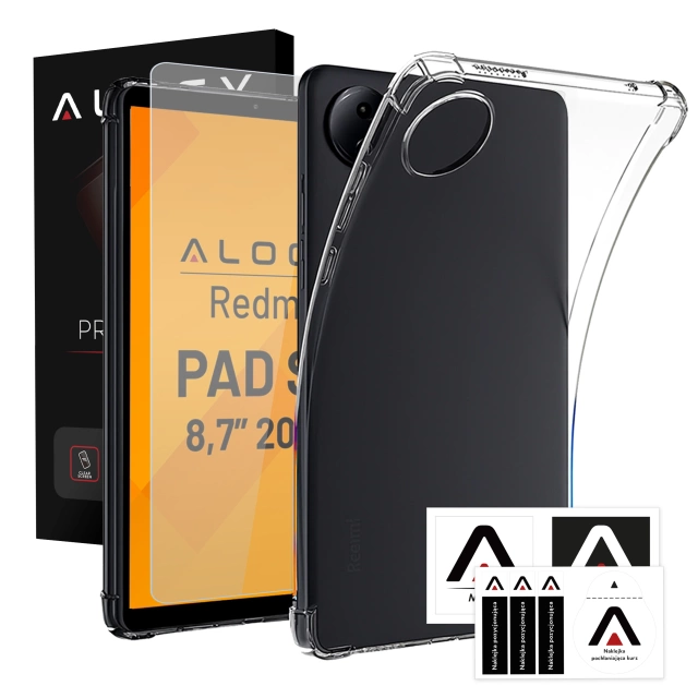 Etui do Redmi Pad SE 8.7" Przezroczyste, Ochronne, Hybrydowe, Wzmocnione Narożniki, Smukłe i Lekkie, Alogy FlexiShield™ ShockProof Case