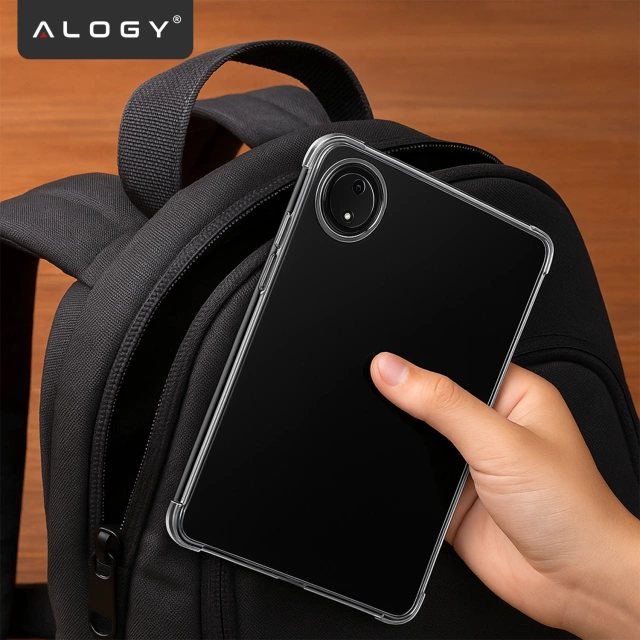 Etui do Redmi Pad SE 8.7" Przezroczyste, Ochronne, Hybrydowe, Wzmocnione Narożniki, Smukłe i Lekkie, Alogy FlexiShield™ ShockProof Case