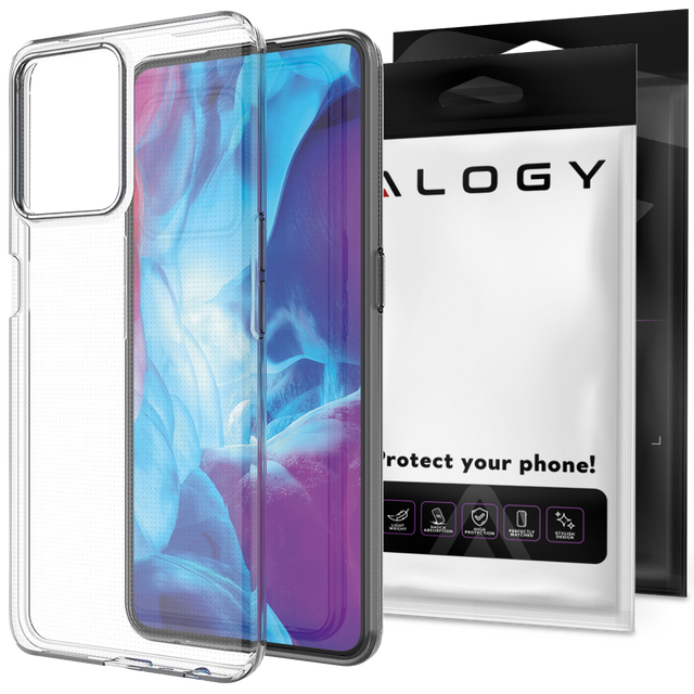 Alogy Etui na telefon silikonowe obudowa case do Realme 9 Pro przezroczyste
