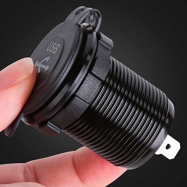 Alogy Ładowarka samochodowa LED gniazdo Mini Car Charge konektory Alogy 2x USB QC 3.0 + USB-C 60W