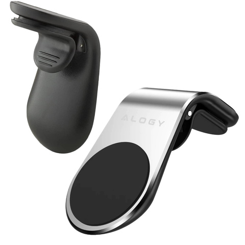 Alogy Magnetyczny uchwyt samochodowy do kratki  srebrny