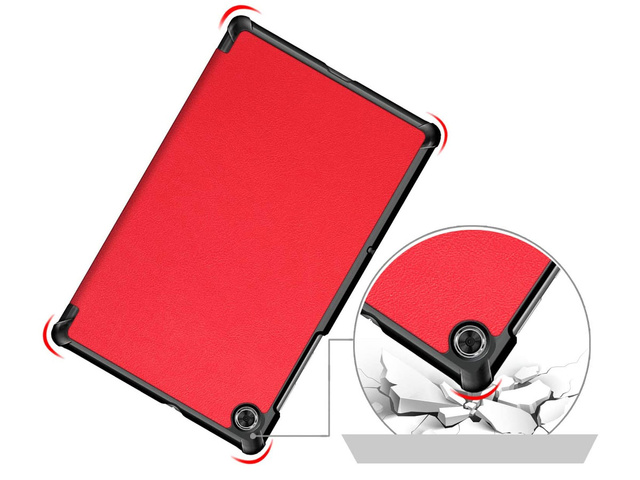 Alogy Etui do tabletu Smart Book do Lenovo M10 Gen 2 TB-X306 Czerwone