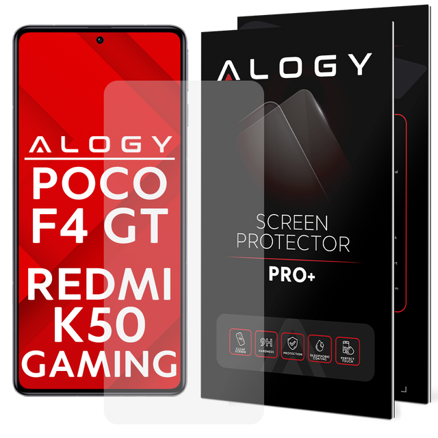 Alogy Szkło hartowane 9H do Xiaomi Poco F4 GT / Redmi K50 ochrona na ekran