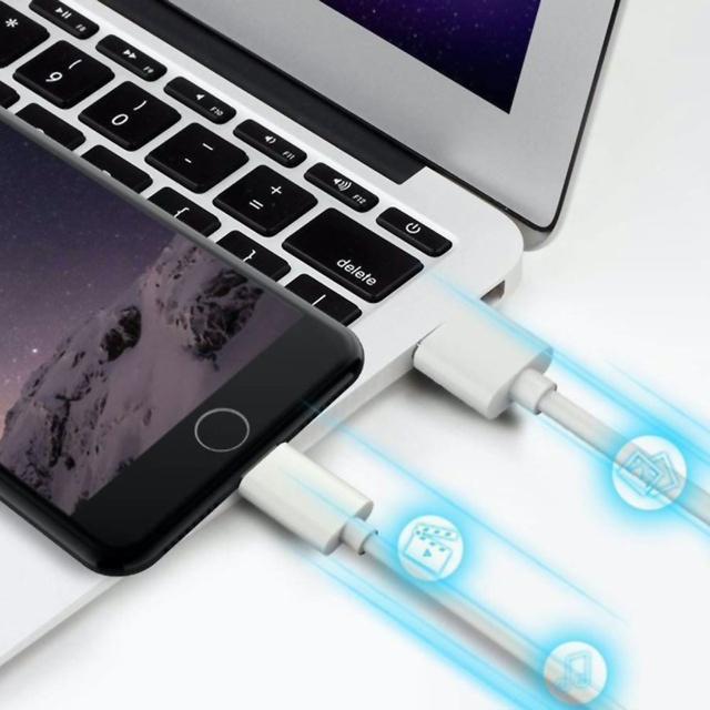 Kabel do telefonu przewód USB do Lightning 100cm Biały