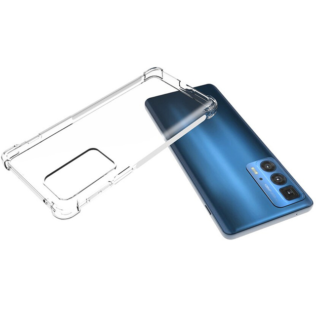 Alogy Etui na telefon pancerne ShockProof do Motorola Moto Edge 20 Pro Przezroczyste