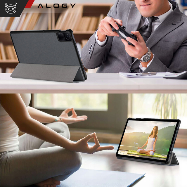 Etui na tablet do Xiaomi Redmi Pad SE 2023 11" obudowa ochronna z klapką Case Alogy Book Cover Szare