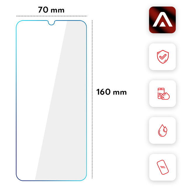 Alogy Szkło hartowane 9H ochrona na ekran do Xiaomi Redmi 10c