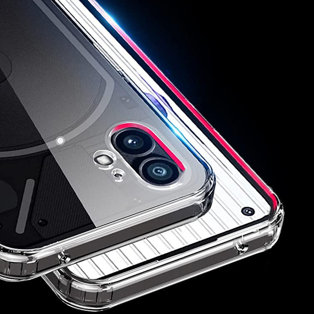 Alogy Etui ochronne na telefon obudowa Hybrid Case do Nothing Phone 1 Przezroczyste