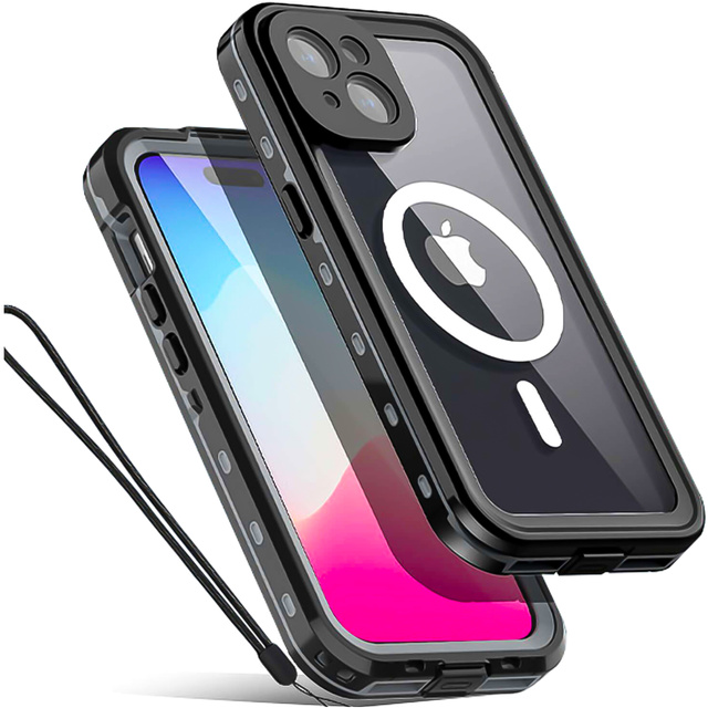 Etui do Samsung Galaxy S24 pancerne obudowa + folia na ekran hydrożelowa Case 360 Defense Pro Alogy czarne