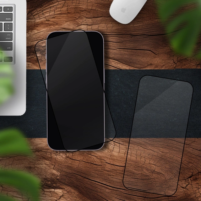 Szkło hartowane do Apple iPhone 16 ochronne szkiełko na ekran 9H Alogy EasyShield™️ z ramką montażową