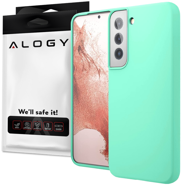 Alogy Thin Soft Case Etui ochronne do telefonu do Samsung Galaxy S22 Plus Turkusowe