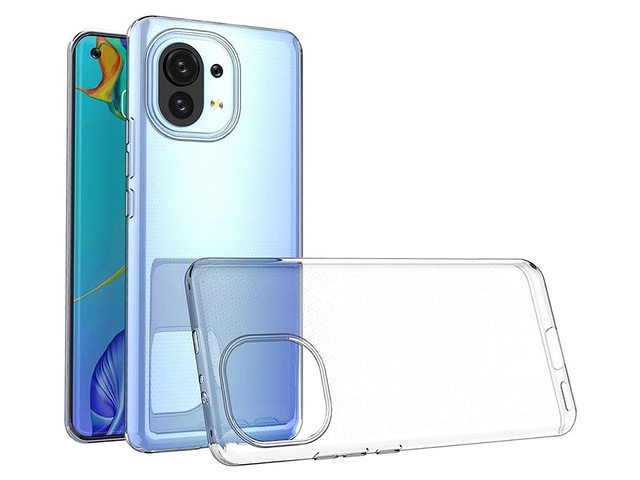 Etui na telefon silikonowe do Xiaomi Mi 11 silikonowe przezroczyste