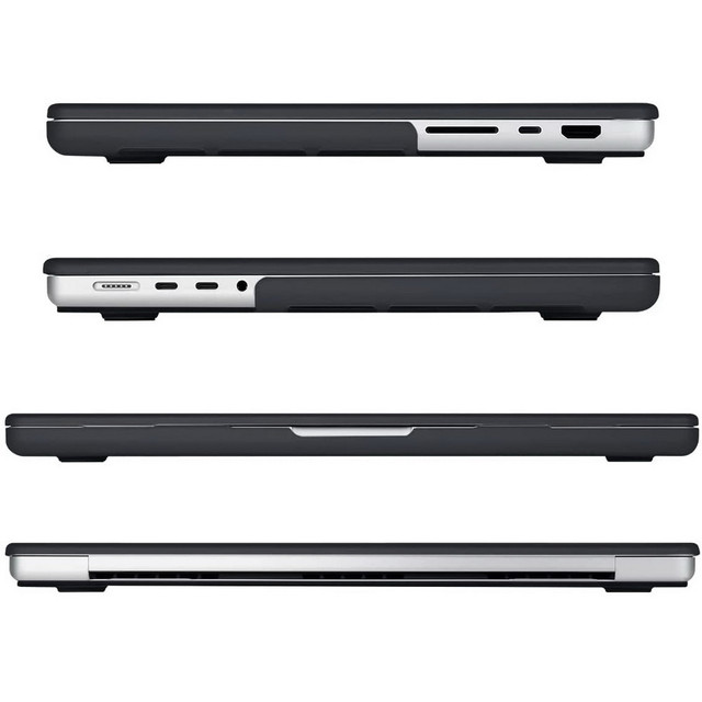 Alogy Etui na laptopa Hard Case do Apple Macbook Pro 16 2021 A2485 Matowy Czarny