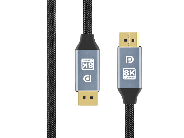 Alogy Kabel ze złączem 2x Display Port DP 1.4 8K 30AWG 1m