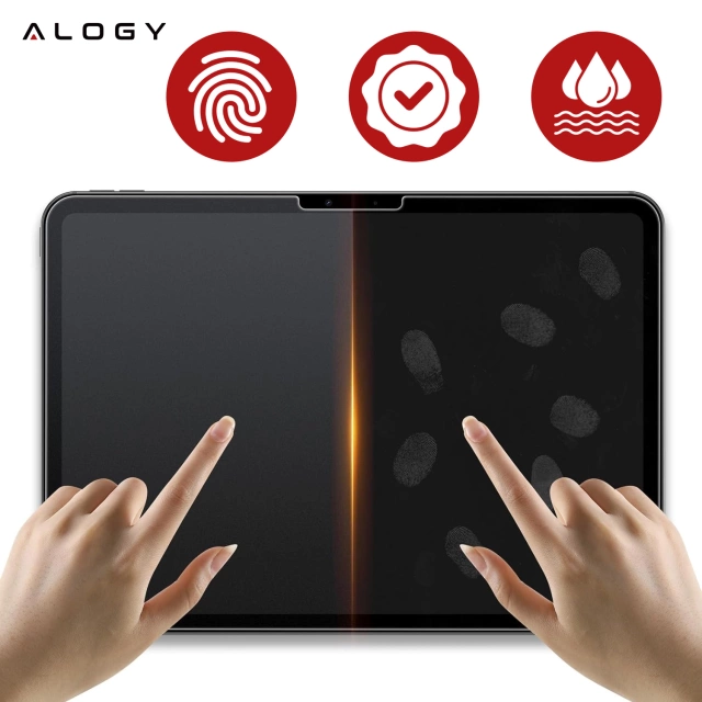Matowe Szkło hartowane do Apple iPad Pro 13" 2024 Alogy Matte Paper-Like Screen Protector z zestawem montażowym
