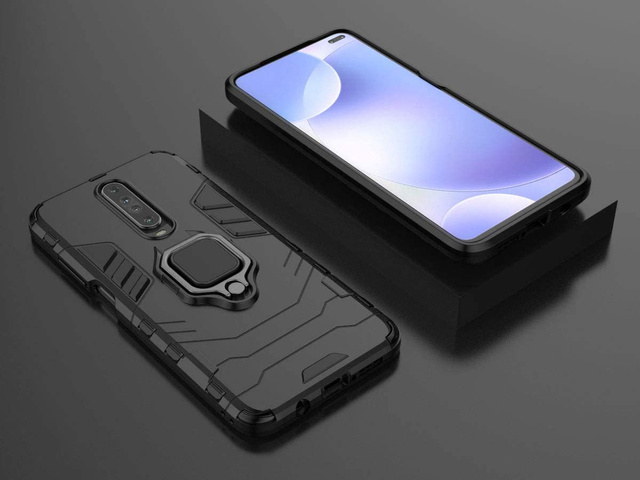 Alogy Etui na telefon Stand Ring Armor do Xiaomi Poco X2 czarne