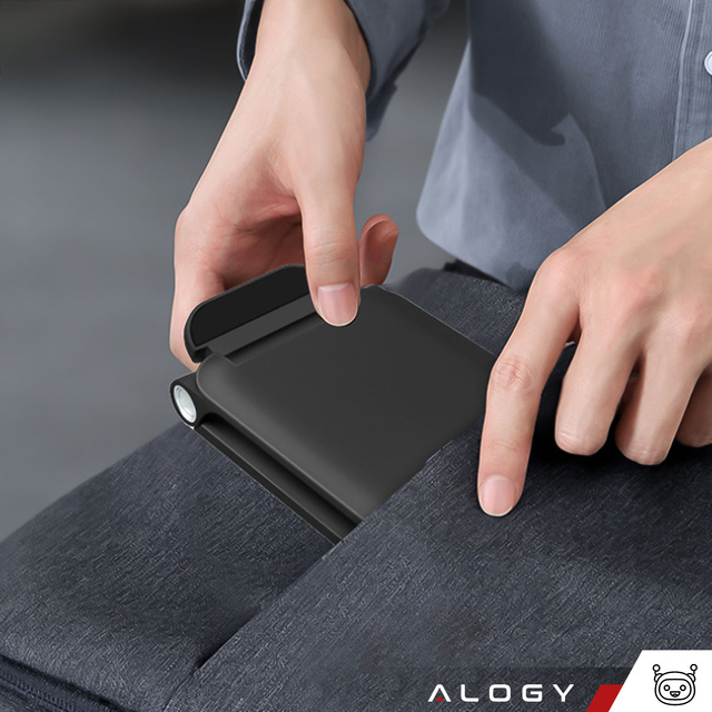 Alogy Ładowarka indukcyjna 3w1 do telefonu Apple iPhone, Airpods, Watch 15W +3W Czarna